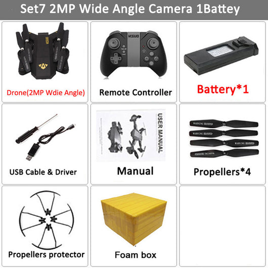 VISUO Xs809HW Foldable Drone