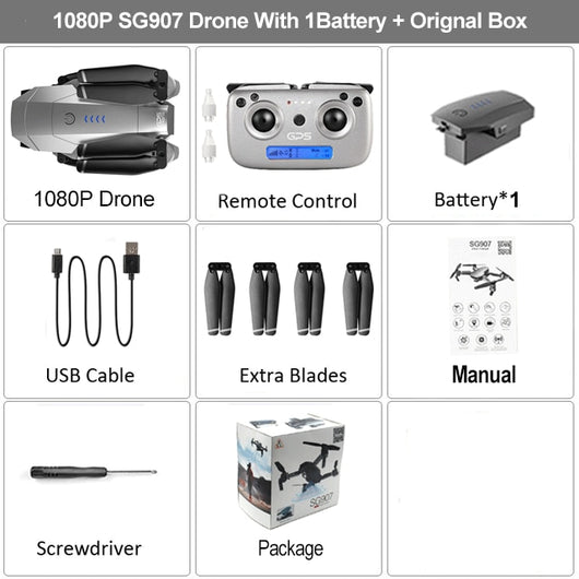 HGIYI SG907 SG901 GPS Drone