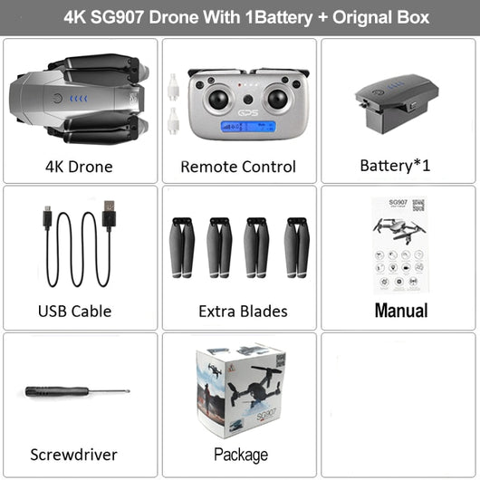 HGIYI SG907 SG901 GPS Drone