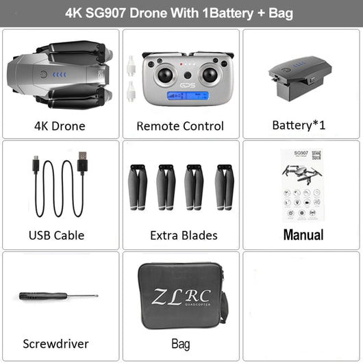 HGIYI SG907 SG901 GPS Drone