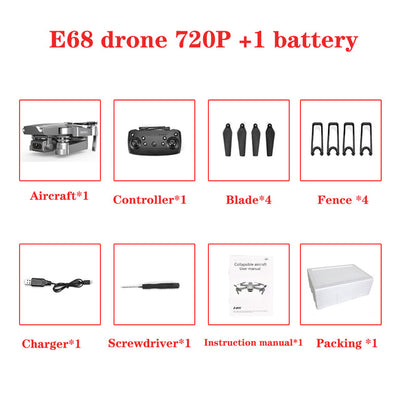 E68 HD wide angle 4K drone