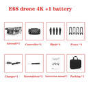 E68 HD wide angle 4K drone