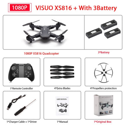 Visuo XS816 Drone with 50 Times Zoom