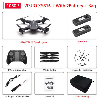 Visuo XS816 Drone with 50 Times Zoom